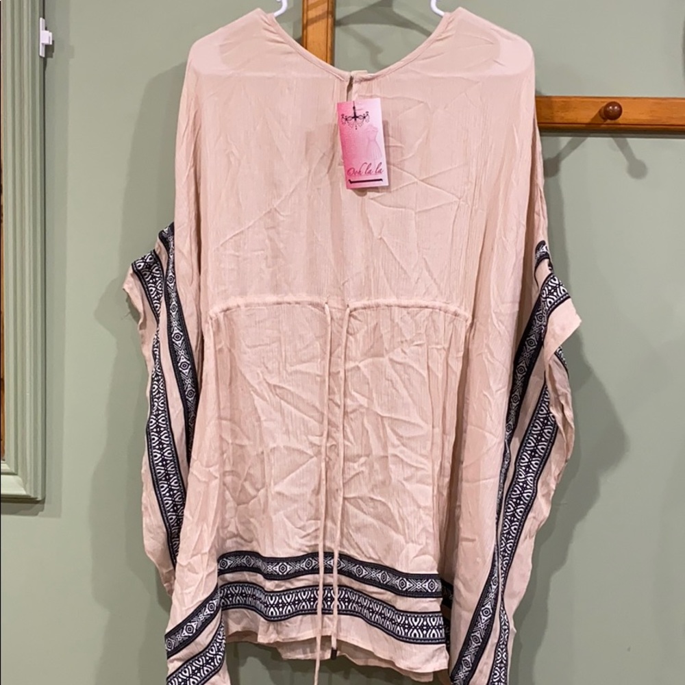 Brand new poncho blouse